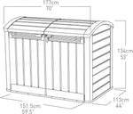 Keter 5.5′ x 3.5′ Store It Out Ultra Plastic Shed 2000L